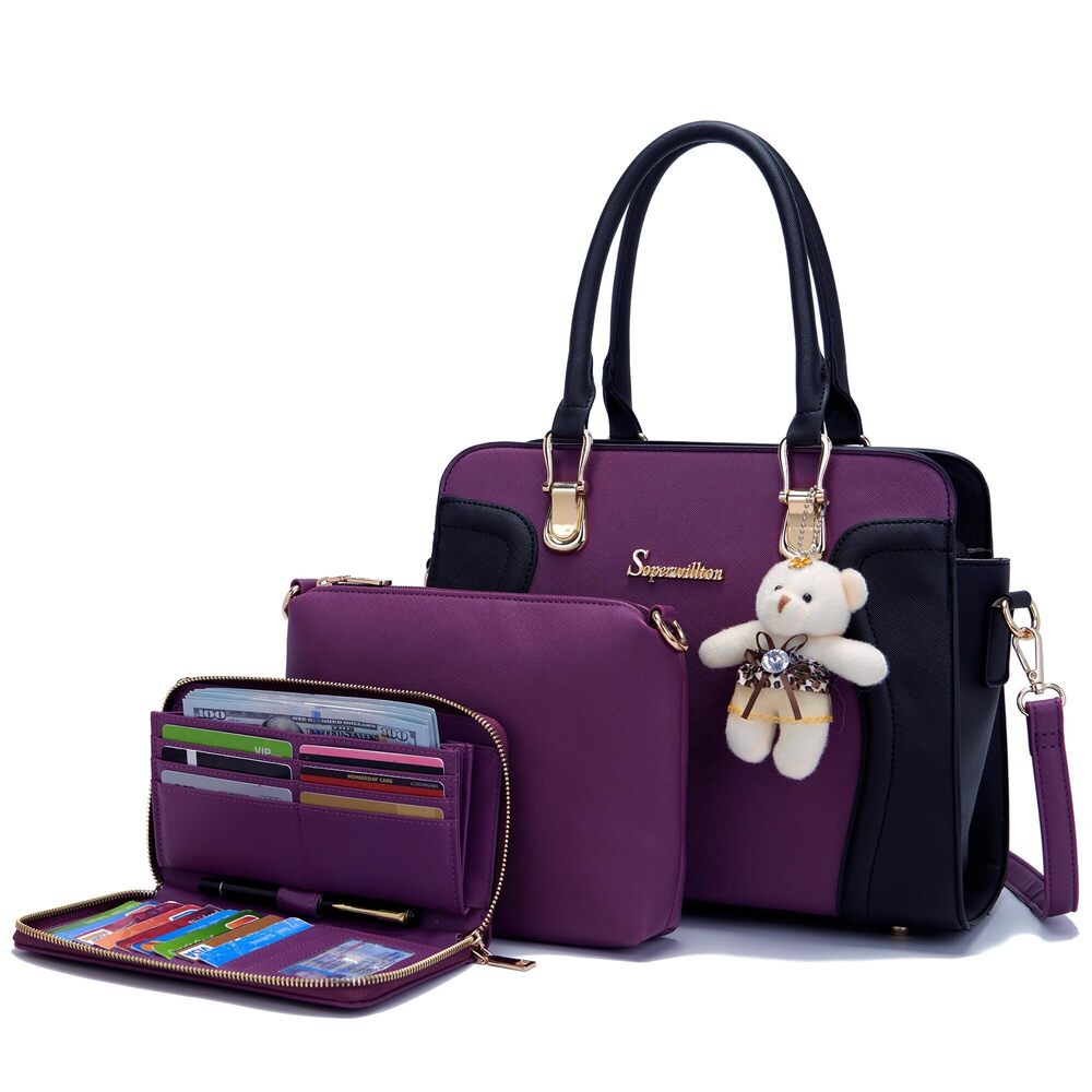 1117 Purses Crossbody Shoulder Handbags Top Handle Satchel Tote Bag Wallet